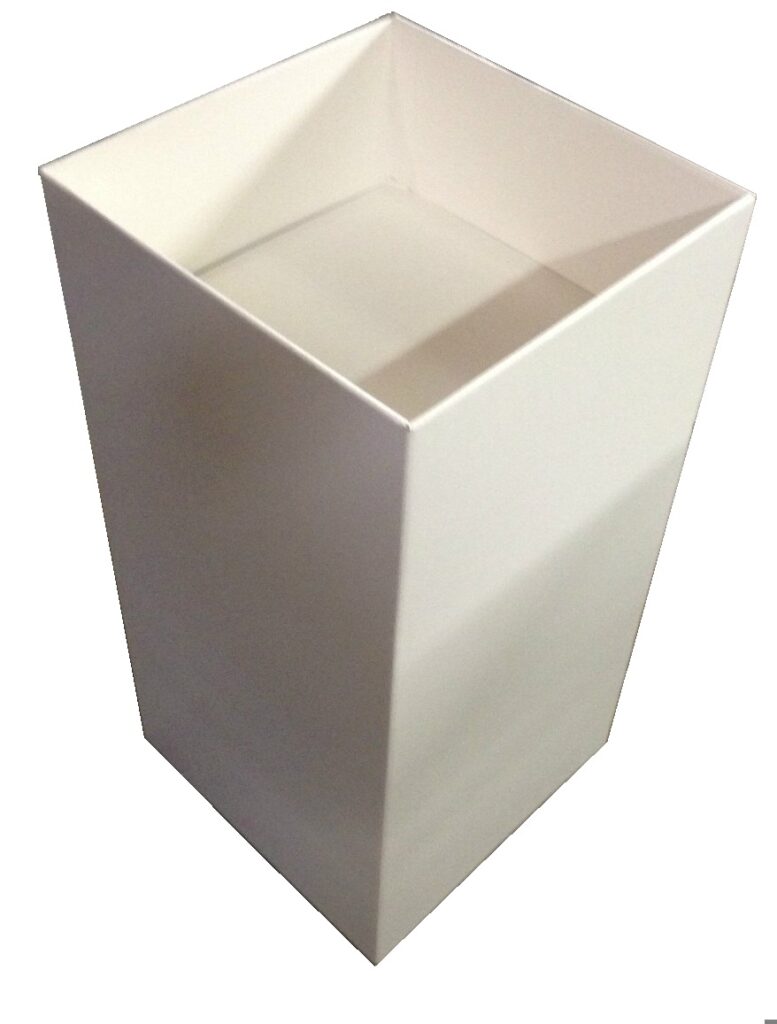 DUMP BINS Plain White Cardboard Box Shop